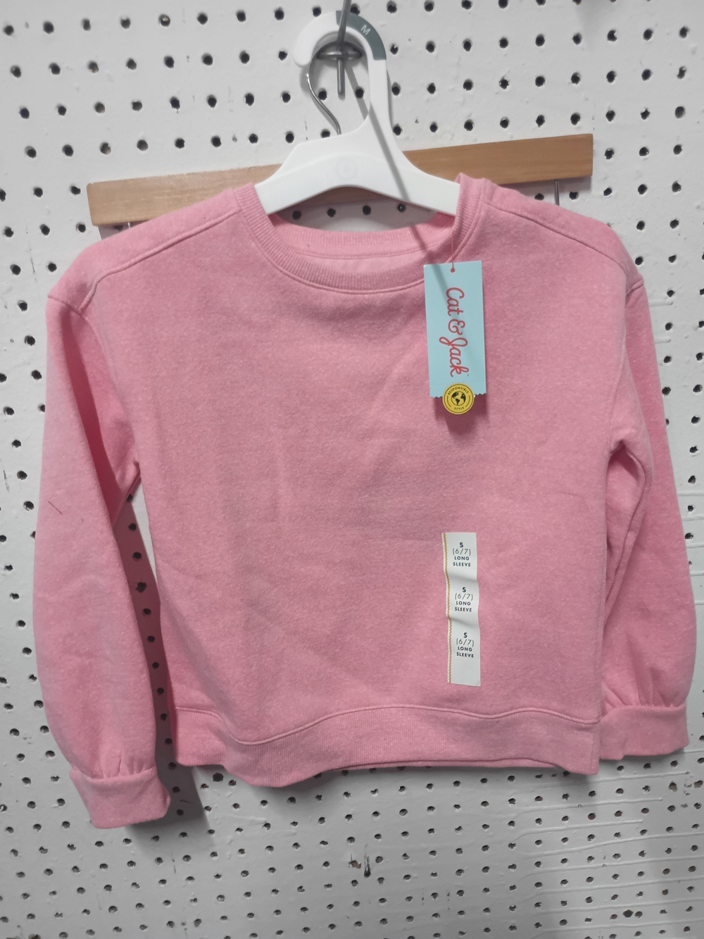 Cat & Jack Light Pink Crewneck Sweatshirt for Kids